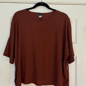 NWT Old Navy Women's Short Sleeve Top - Rust color